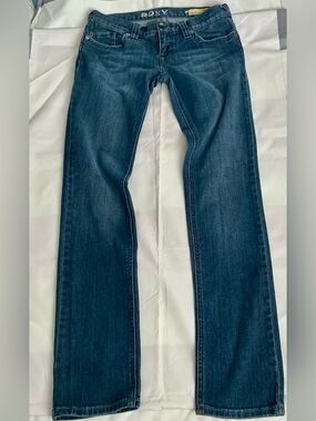 ROXY GOLD COAST Low Rise Skinny Jeans Size 5 Y2K 2009